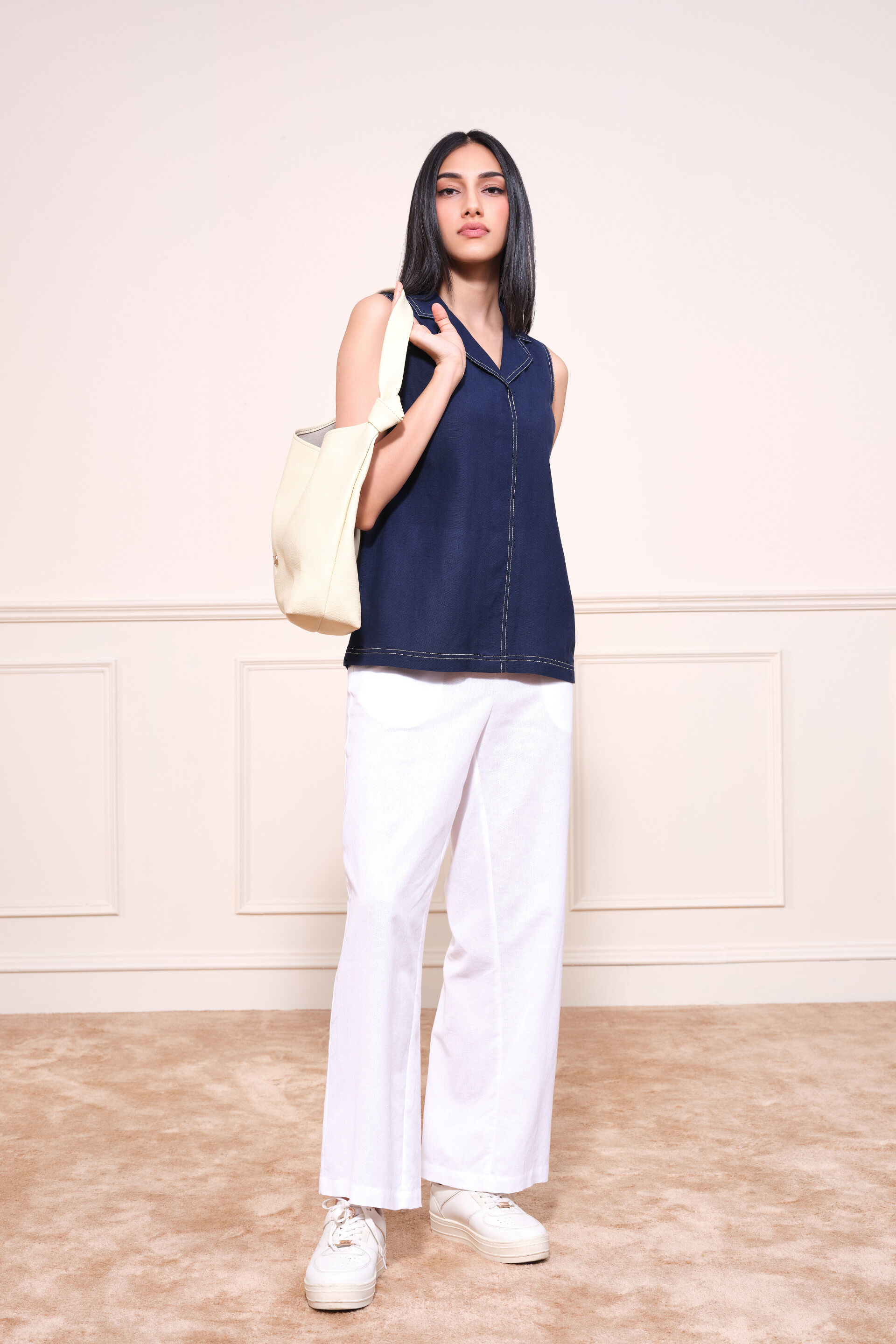Adoette Top, Dark Blue, image 2